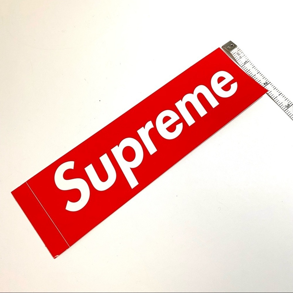 Supreme Box Logo Red Authentic Sticker New - Picture 4 of 4